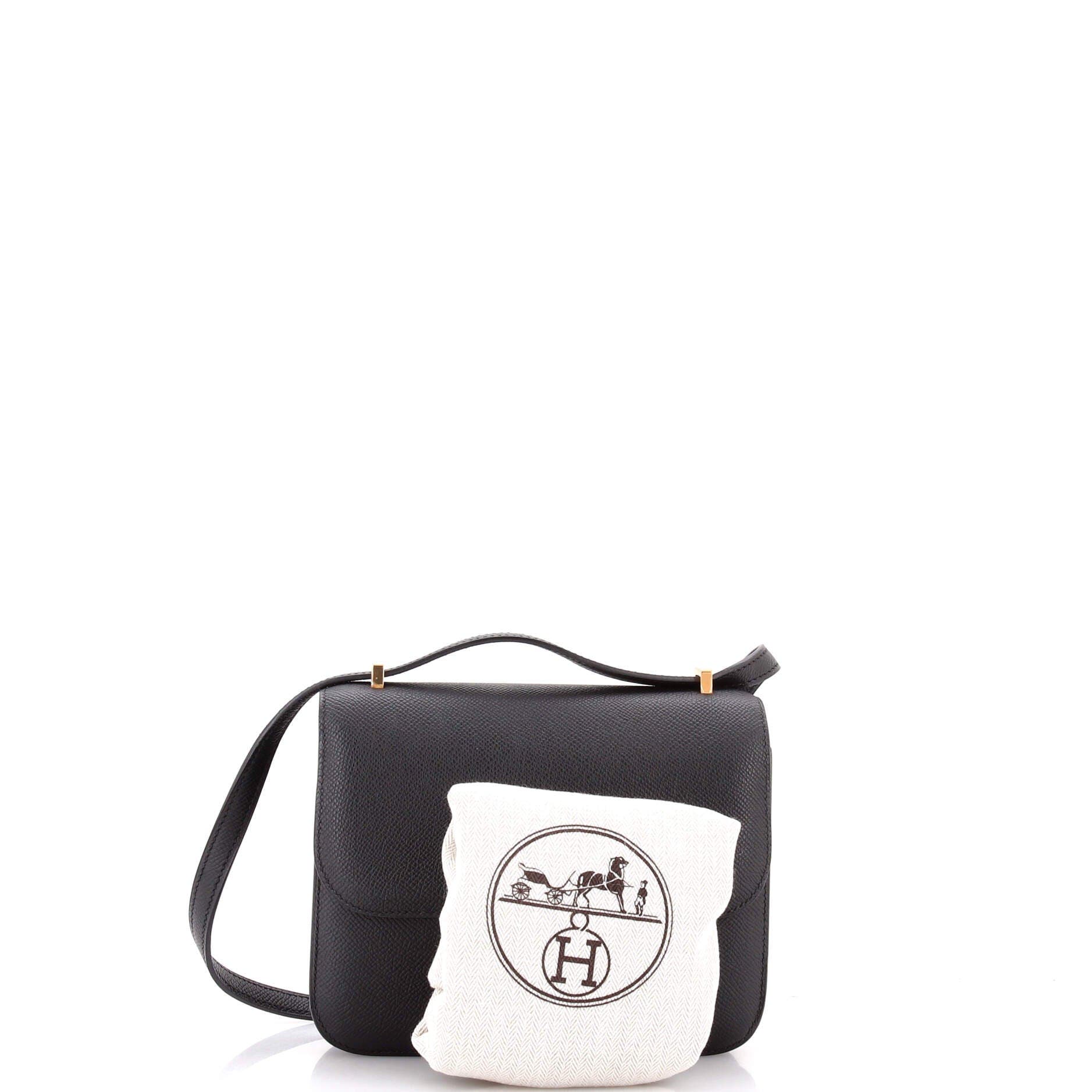 Pre-Owned Hermes Constance NM Bag Epsom 18, Alternate, color, Noir