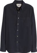 Schott NYC Heather Flannel Long Sleeve Button-Up Shirt