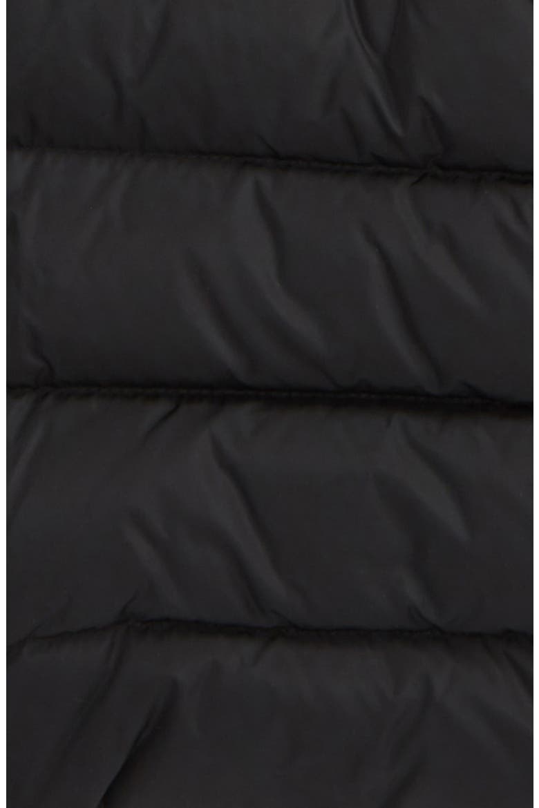 Kids' Abelle Water Resistant Down Puffer Coat with Genuine Fox Fur Trim, Alternate, color, BLACK