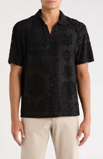 INDUSTRY REPUBLIC CLOTHING Johnny Collar Terry Polo