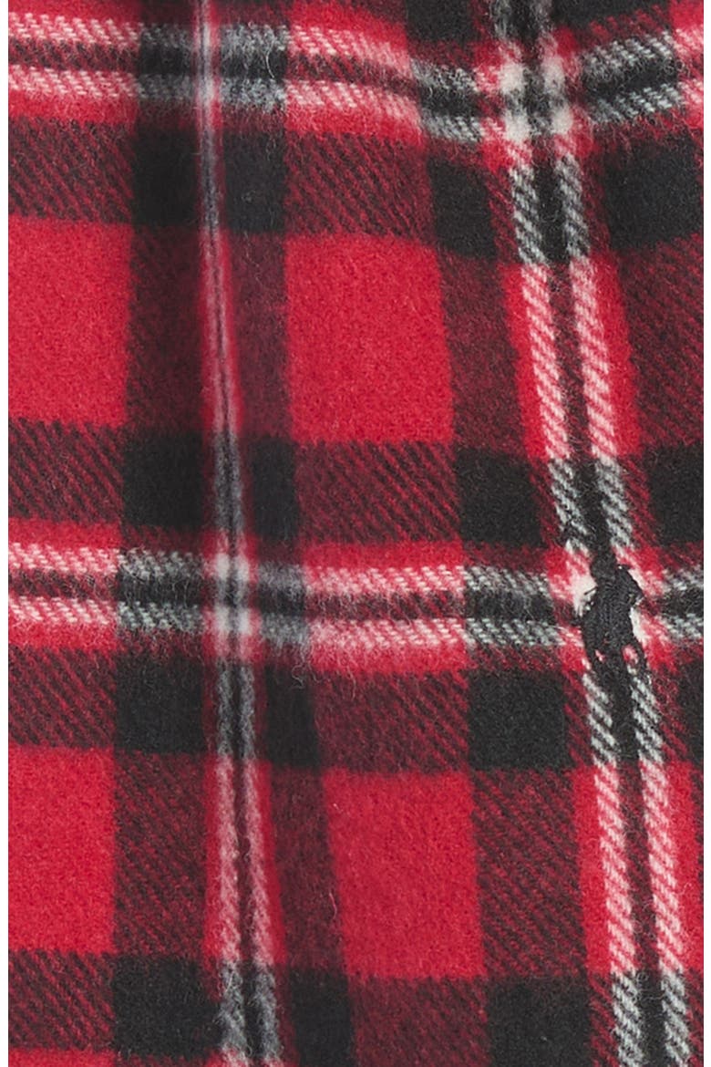 Plaid Recycled Wool Blend Scarf, Alternate, color, RED/BLACK TARTAN