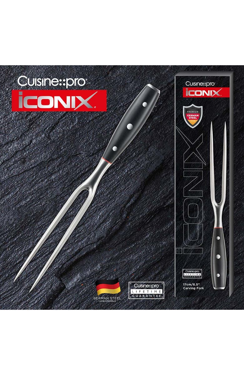 Cuisine::pro<sup>®</sup> iconiX<sup>®</sup> 6.5" Carving Fork, Alternate, color, Black