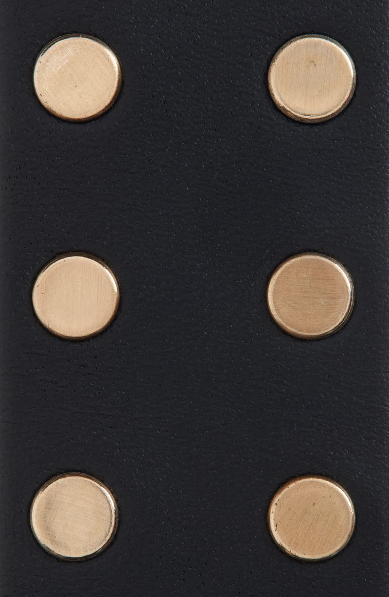 Madewell Studded Western Belt, Alternate, color, True Black Multi