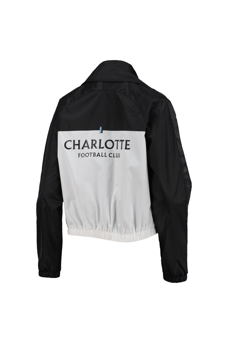 Women's The Wild Collective Black Charlotte FC Anthem Full-Zip Jacket, Alternate, color, Black
