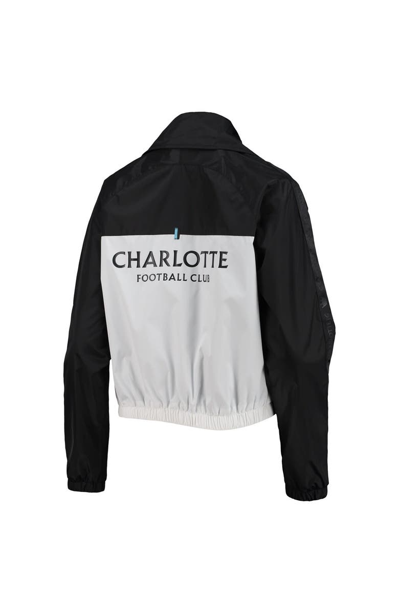 THE WILD COLLECTIVE Women's The Wild Collective Black Charlotte FC Anthem Full-Zip Jacket, Alternate, color, Black