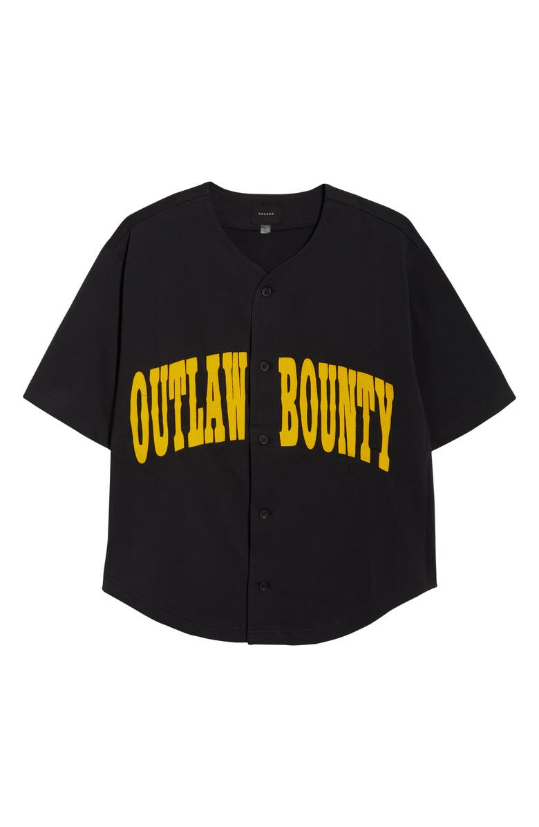 PacSun Bounty Baseball Jersey, Alternate, color, Black