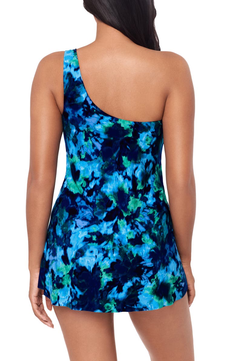 Magicsuit<sup>®</sup> Mashup Amal Skirted One-Piece Swimsuit, Alternate, color, Blue Multi