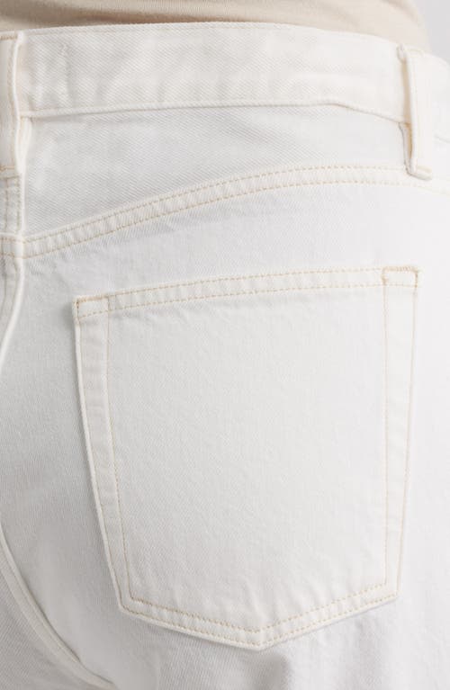 Frame The Hang High Waist Ankle Straight Leg Jeans In Yellow