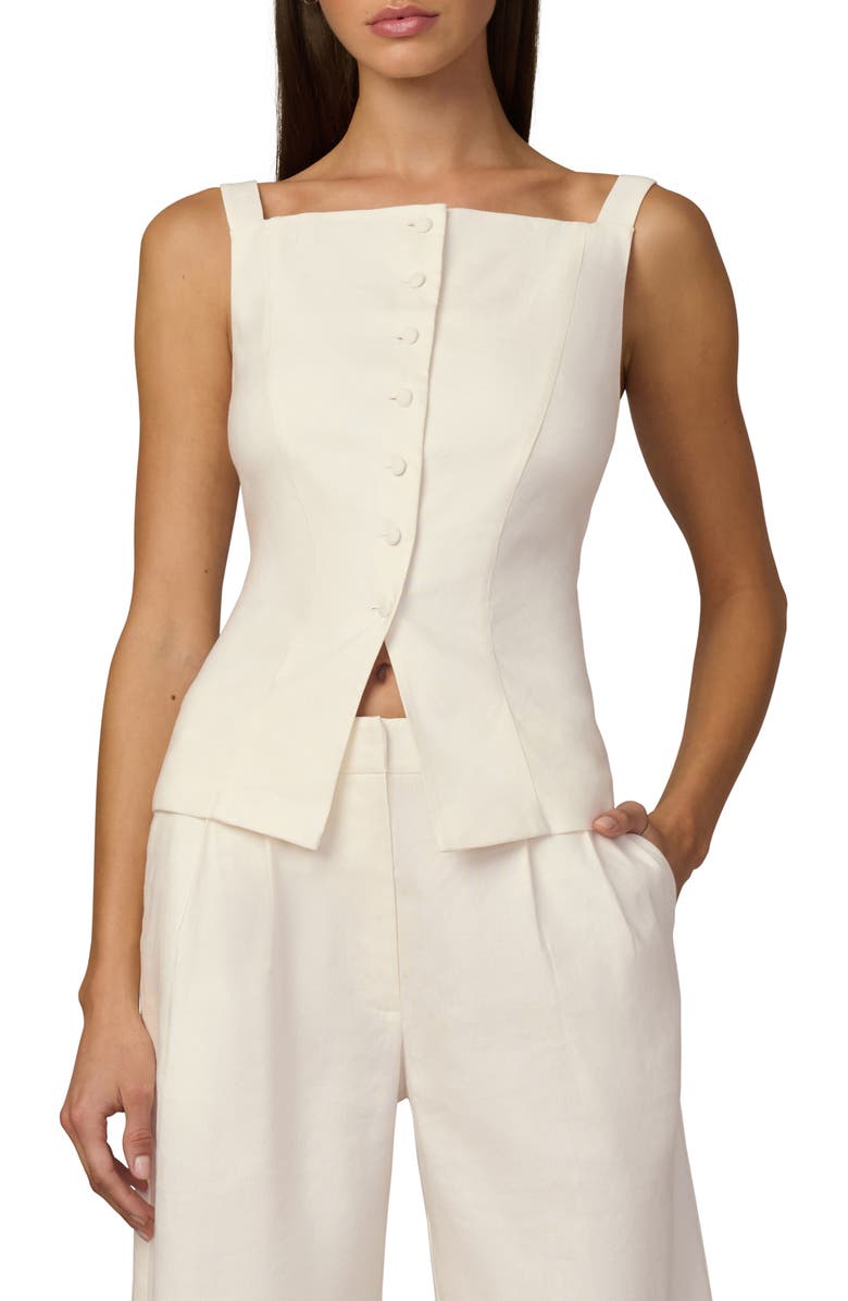 Joe's The Frankie Vest, Main, color, Ecru