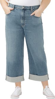 Silver Jeans Co. Be Easy Crop Wide Leg Jeans