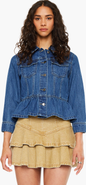 KanCan Marilou Peplum Denim Jacket
