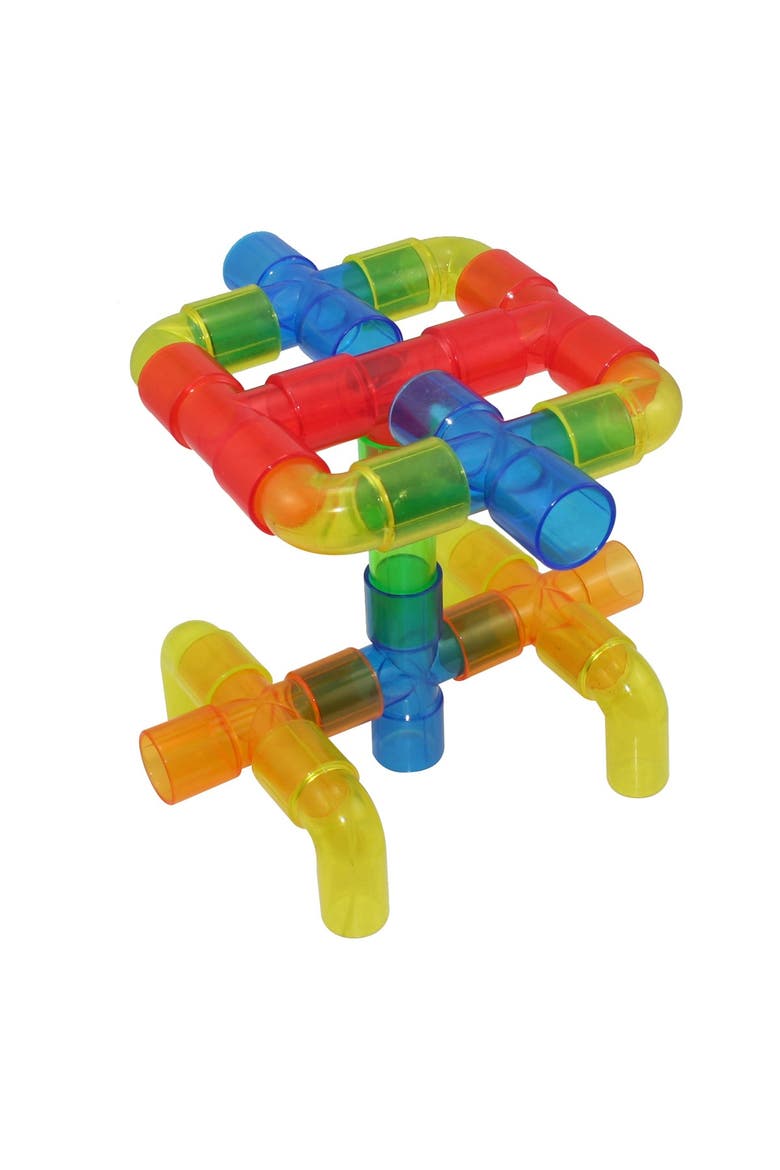 Translucent Connecting Tubes, Alternate, color, Multicolored