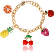 Juicy Couture Tropical Fruit Charm Bracelet
