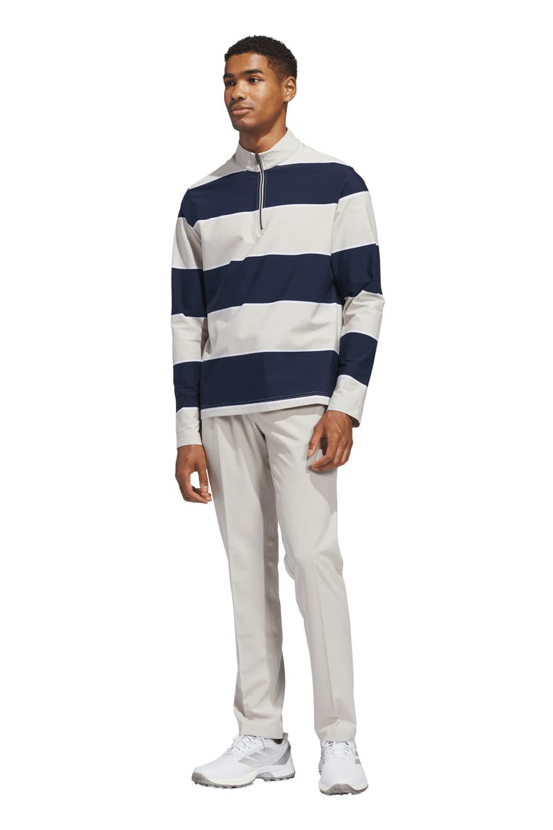 Ultimate Rugby Quarter Zip Performance Pullover, Alternate, color, COLLEGIATE NAVY/WONDER ALUMINA