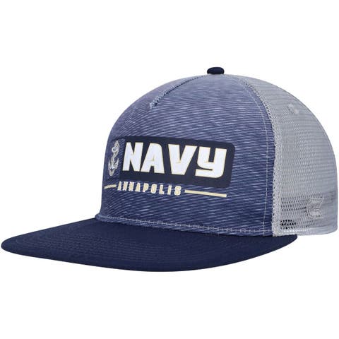 Men's Colosseum  Navy/Gray Navy Midshipmen Snapback Hat