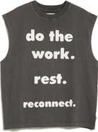 HONOR THE GIFT Do the Work Graphic Cotton Tank