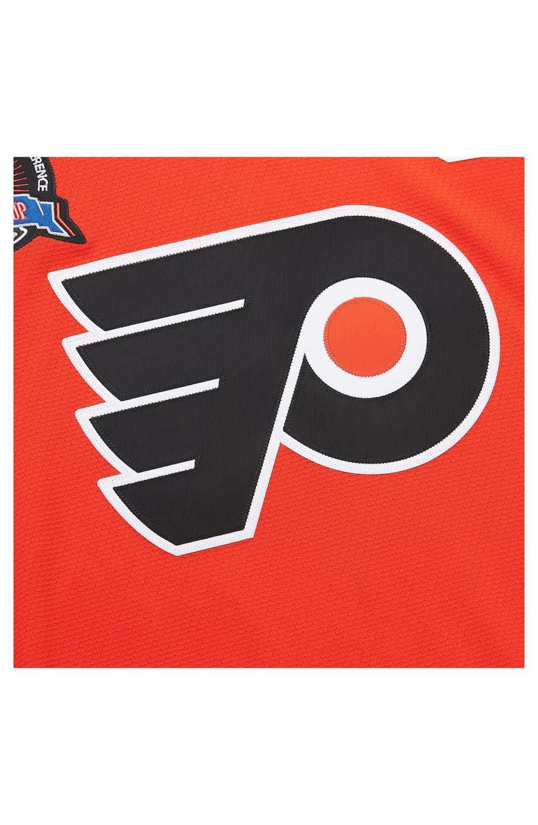 Mitchell & Ness Men's Mitchell & Ness Eric Lindros Orange Philadelphia Flyers Big & Tall 1996-97 Blue Line 2.0 Jersey, Alternate, color, Orange