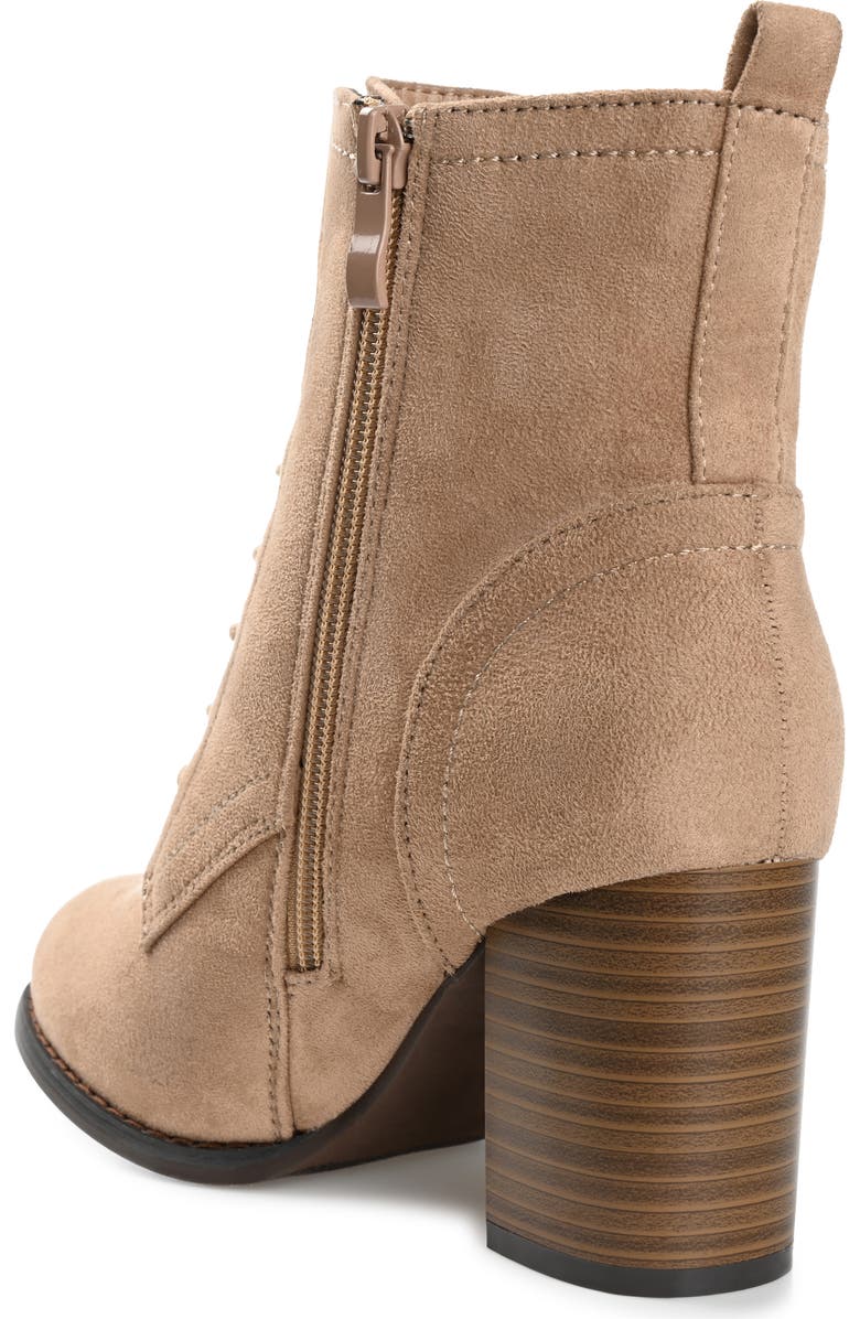 Journee Collection JOURNEE Baylor Lace-Up Boot, Alternate, color, Taupe