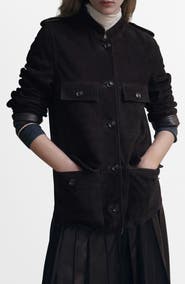MANGO Suede Jacket