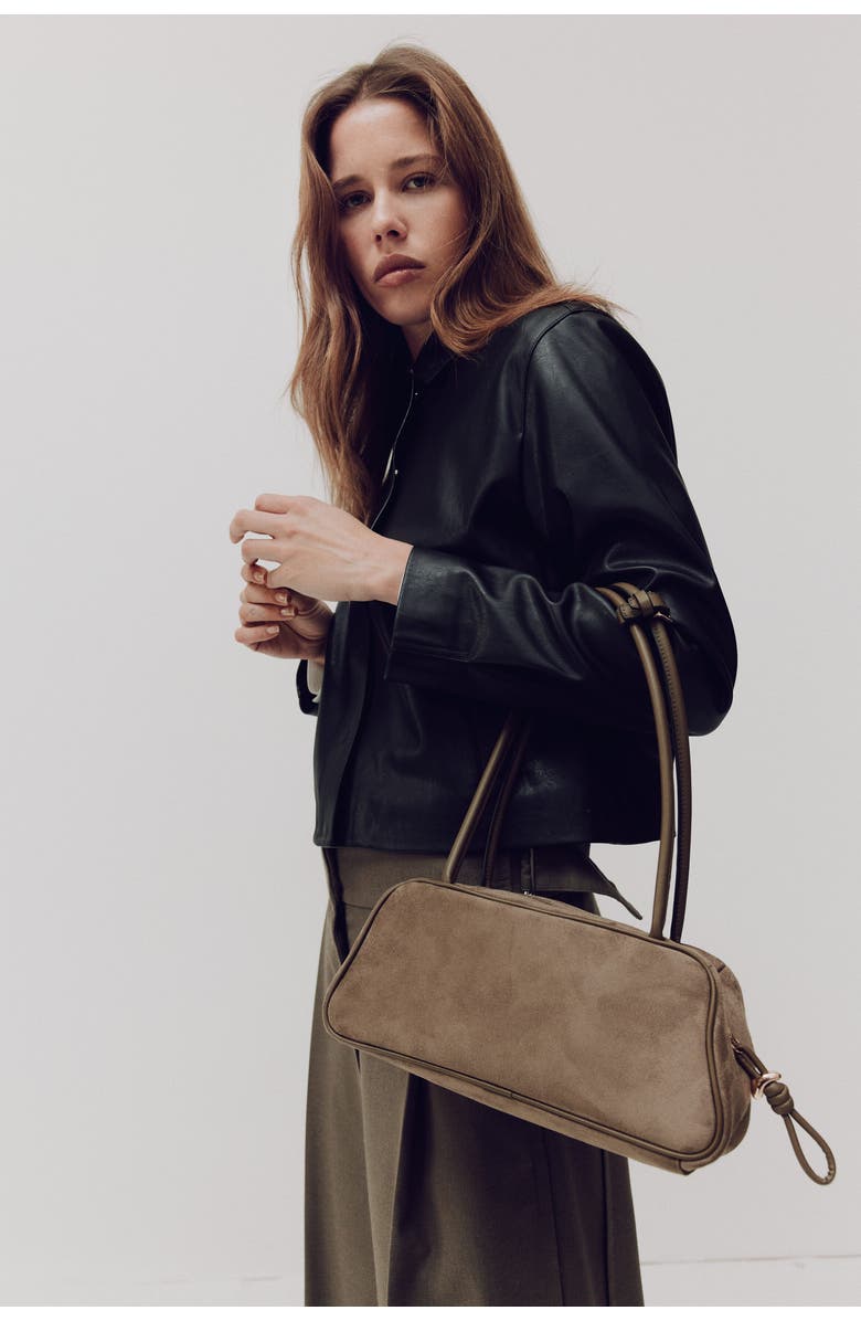 H&M Shoulder Bag, Alternate, color, Beige