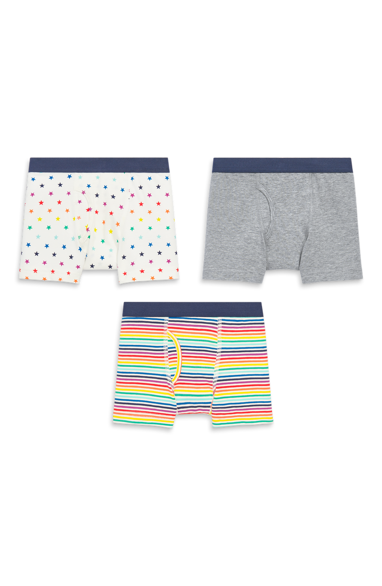 Primary Kids Boxer Brief 3-Pack, Alternate, color, Sunburst Rainbow Mix