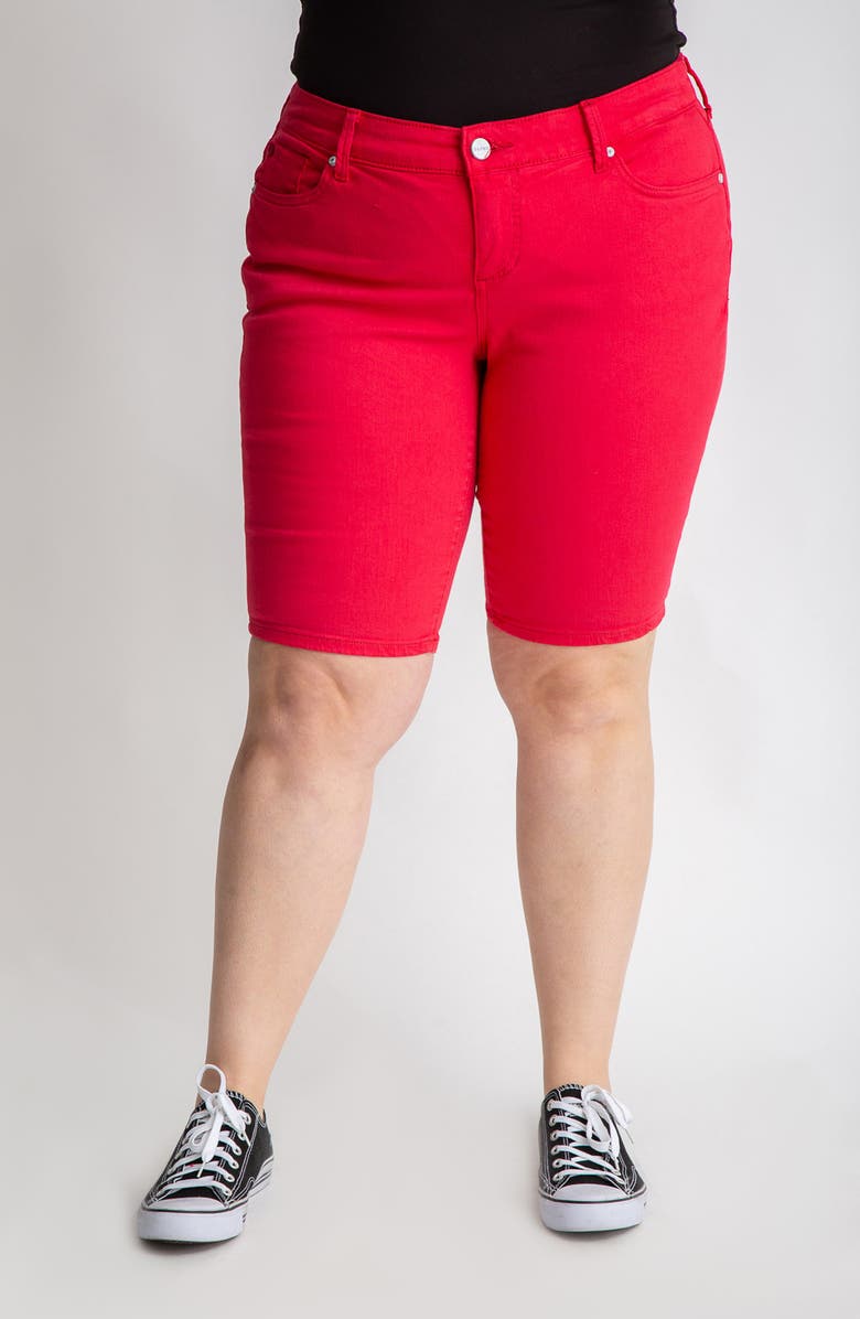 SLINK Jeans Bermuda Denim Shorts, Main, color, 