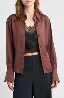 rag & bone Button Front Camisole Blouse