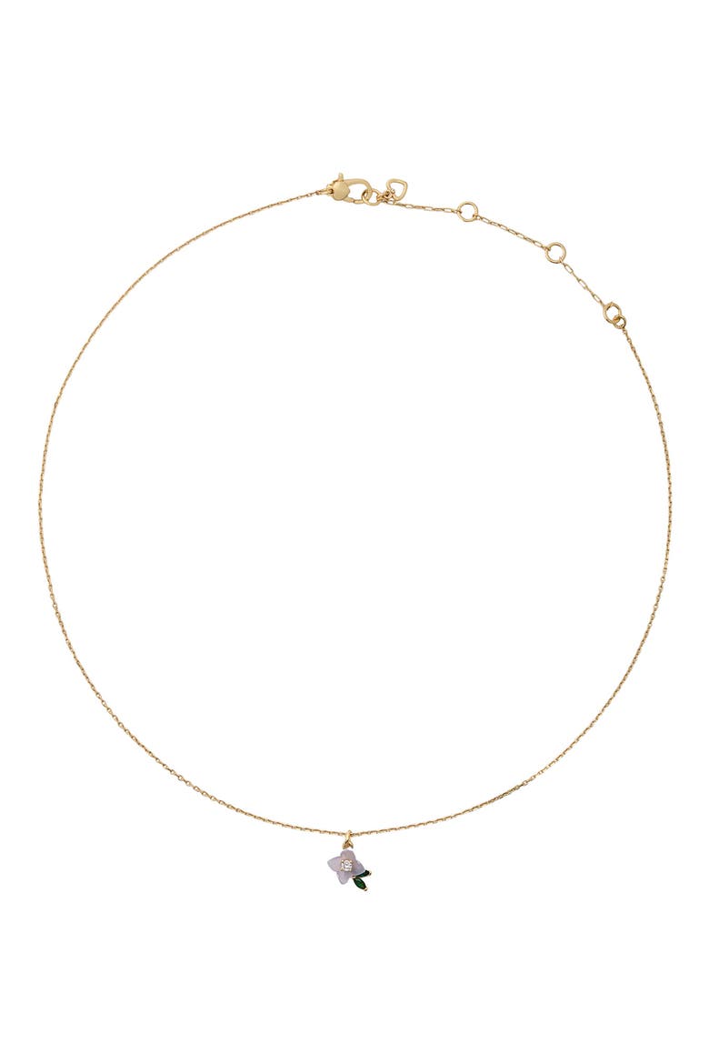 appreciate you flower pendant necklace, Alternate, color, BLUE MULTI