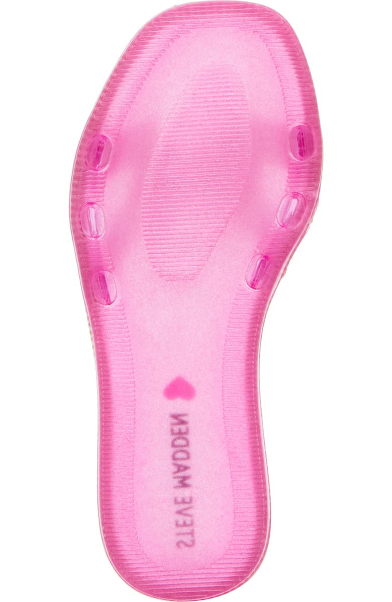 Steve Madden Kids' Jpop Jelly Slide Sandal, Alternate, color, Pink