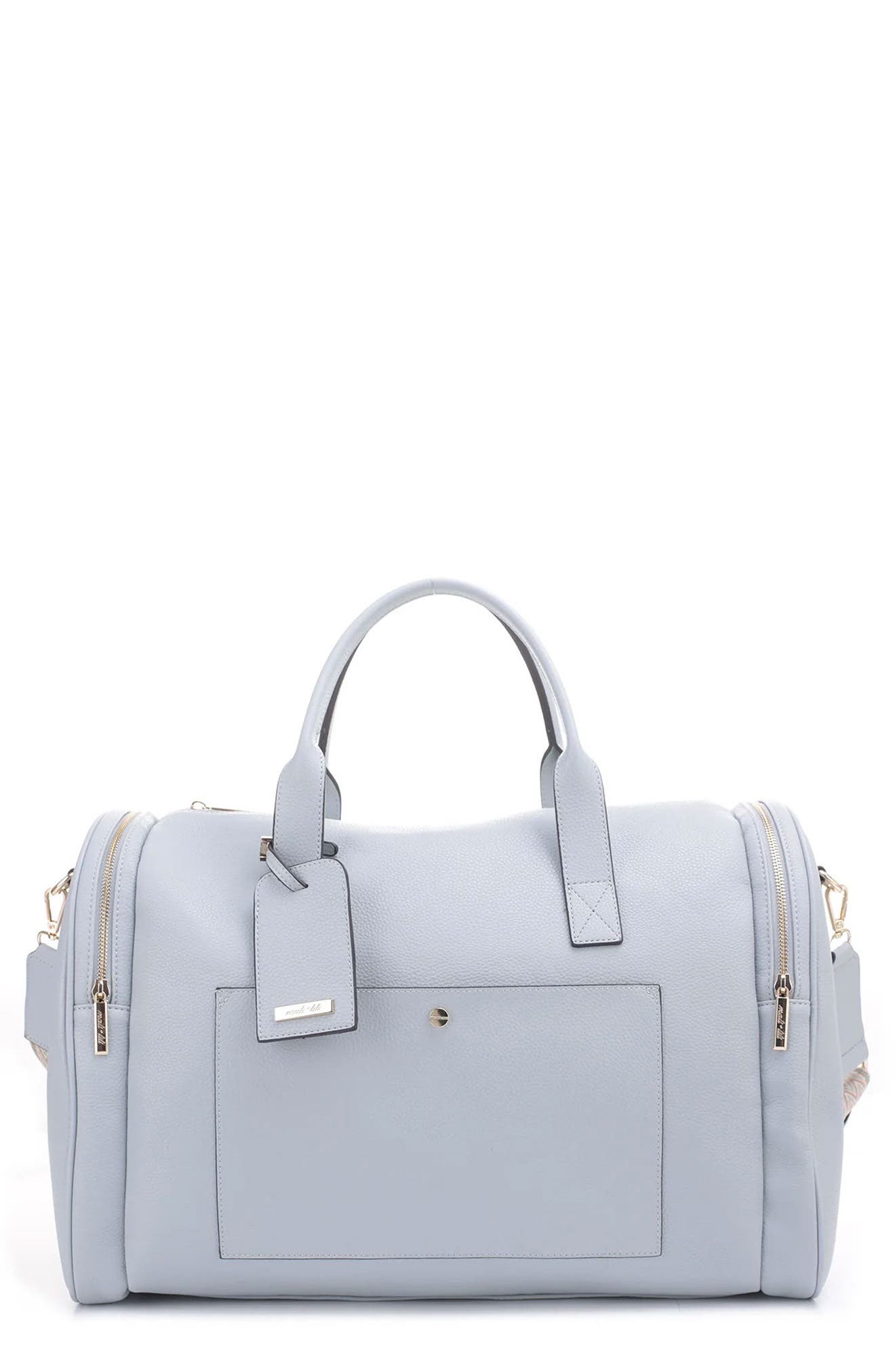 Mali + Lili Amie Recycled Vegan Leather Duffle Bag, Main, color, 