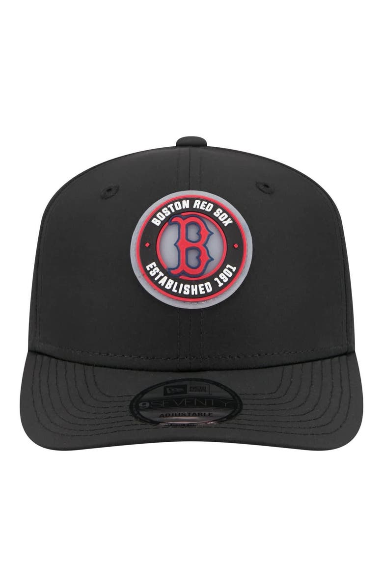 New Era Men's New Era  Black Boston Red Sox Circle 9SEVENTY Adjustable Hat, Alternate, color, Black