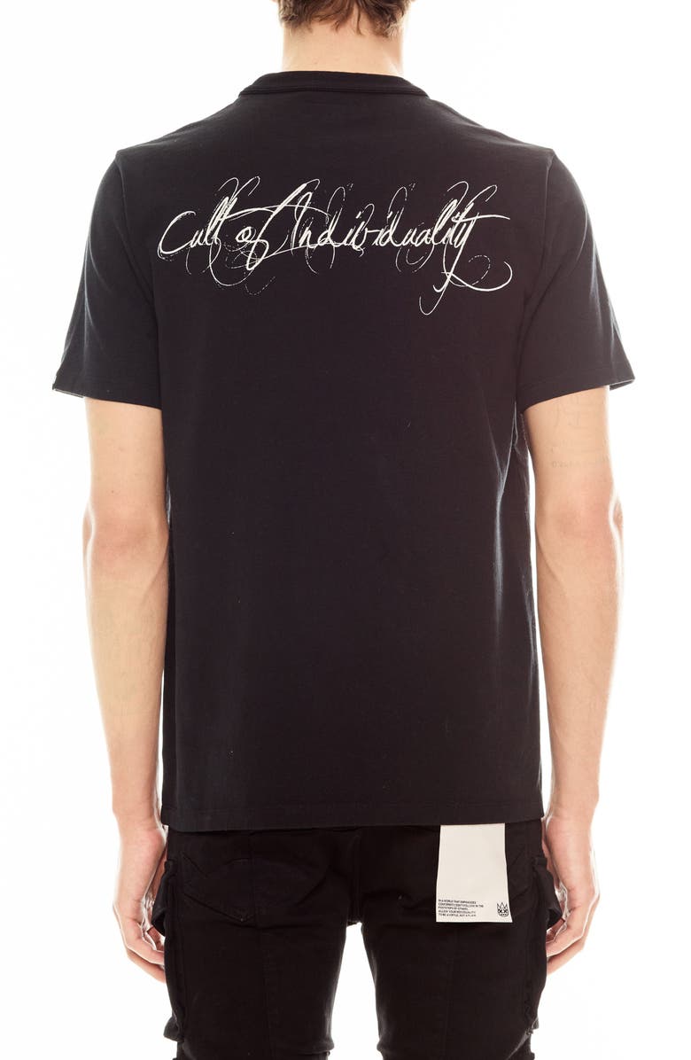 Cult of Individuality Shimuchan Logo Cotton Graphic T-Shirt, Alternate, color,