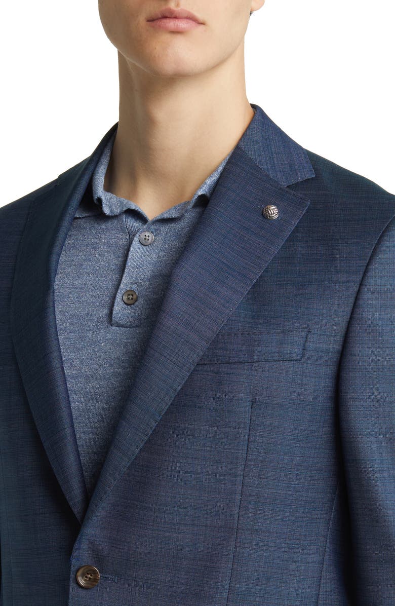 Jack Victor Esprit Soft Contemporary Fit Wool Suit, Alternate, color, Blue