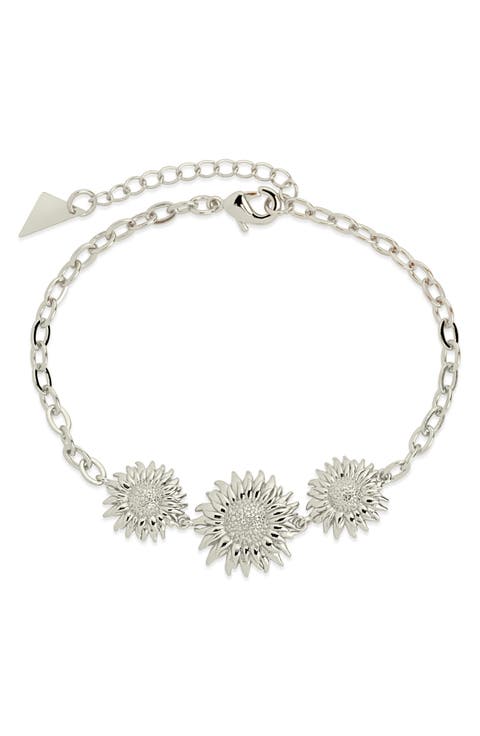 Solaris Sunflower Chain Bracelet