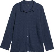 Eileen Fisher CLASSIC COLLAR SLIM SHIRT