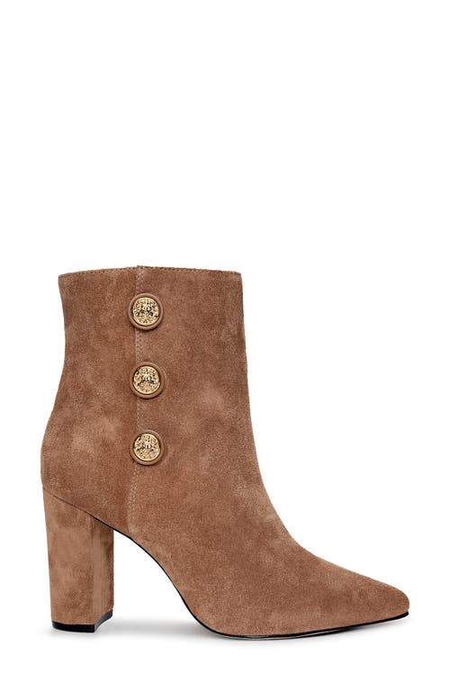 L'agence Theodora Ii Pointed Toe Bootie In Nude