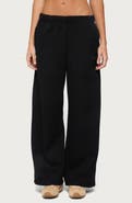 EDIKTED Basic Girl Wide Leg Sweatpants