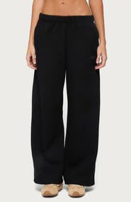 EDIKTED Basic Girl Wide Leg Sweatpants