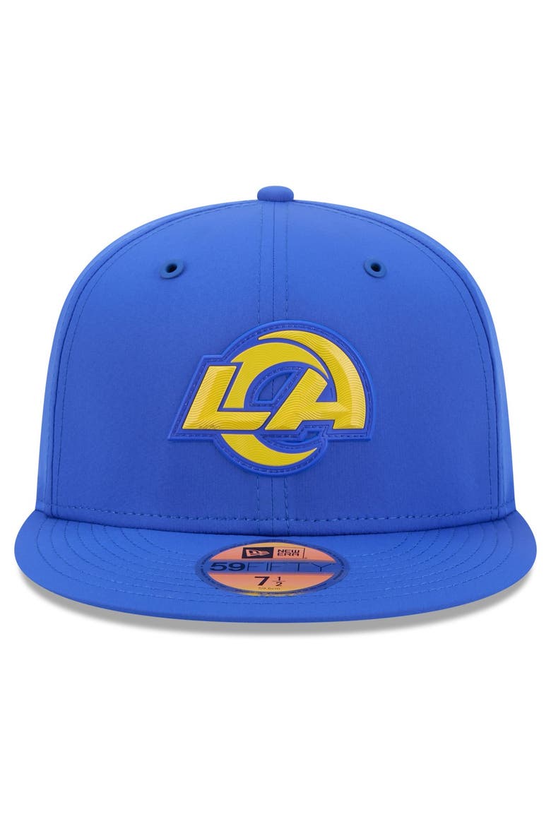 Men's New Era Royal Los Angeles Rams 2026 Sideline 59FIFTY Fitted Hat, Alternate, color, Royal