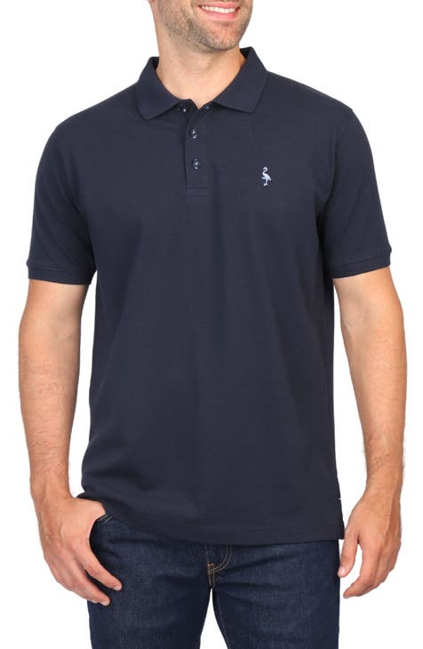 Solid Piqué Knit Polo<br />