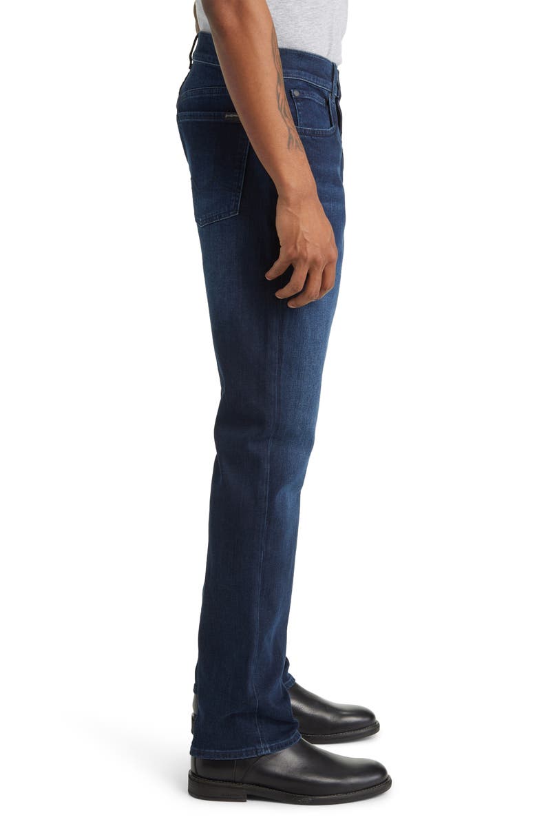 7 For All Mankind The Straight Squiggle Straight Leg Jeans, Alternate, color, Dark Blue
