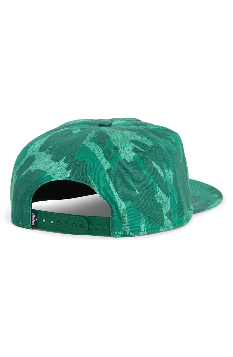 MALBON Derby Golf Logo Cotton Snapback Hat, Alternate, color, Divot Camo Jungle