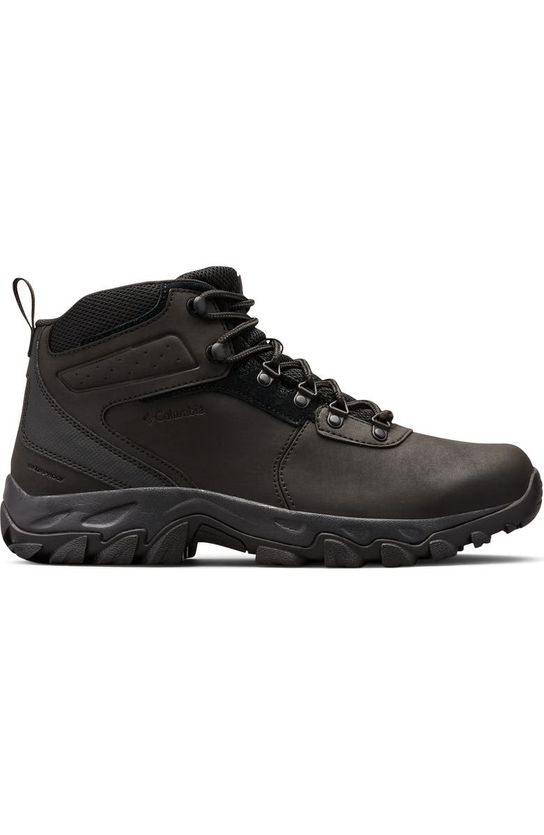 Columbia Newton Ridge<sup>™</sup> Plus II Waterproof Hiking Boot, Alternate, color, Black/ Black
