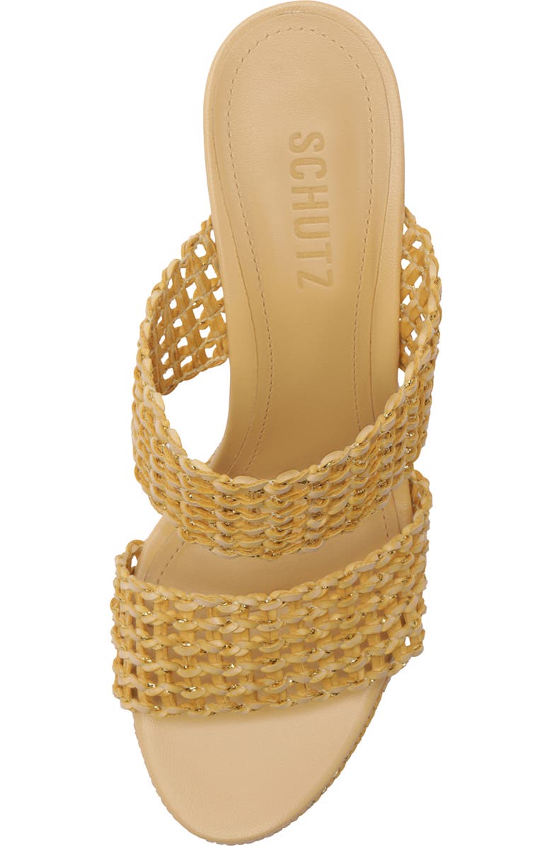 Schutz Aberdeen Platform Sandal, Alternate, color, Beige