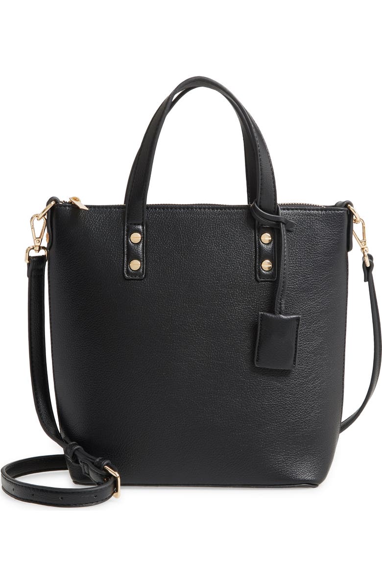 Mali + Lili Mia Mini Vegan Leather Tote, Main, color,