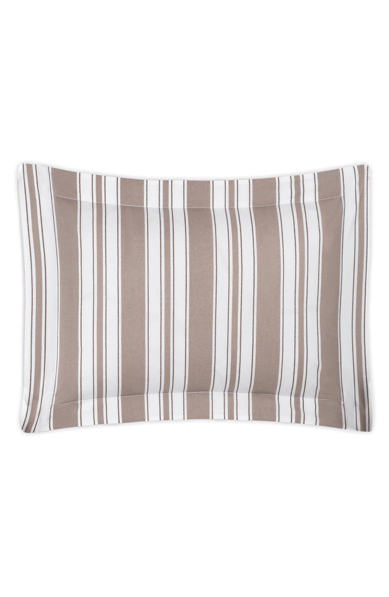 Matouk Elio Pillow Sham, Main, color, Mocha
