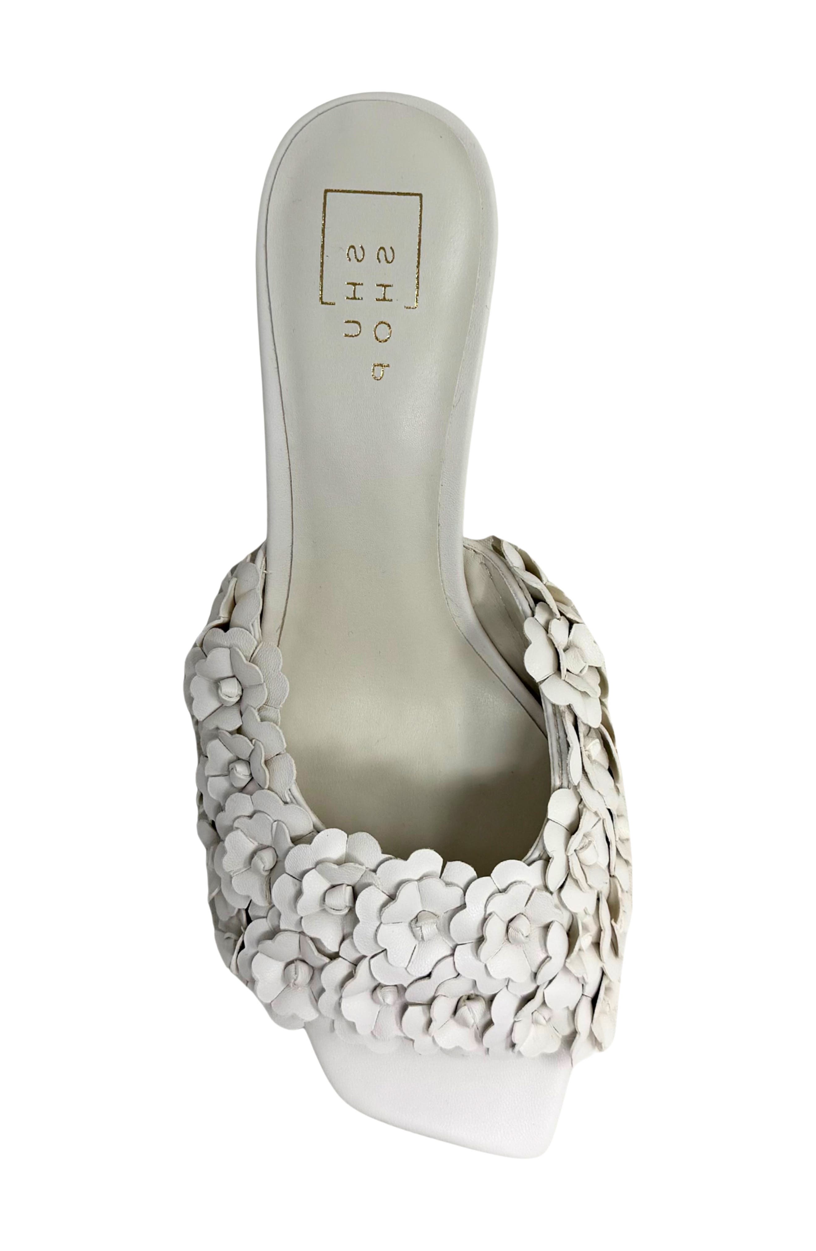 SHUSHOP Elsa Slide Sandal, Alternate, color, Bone