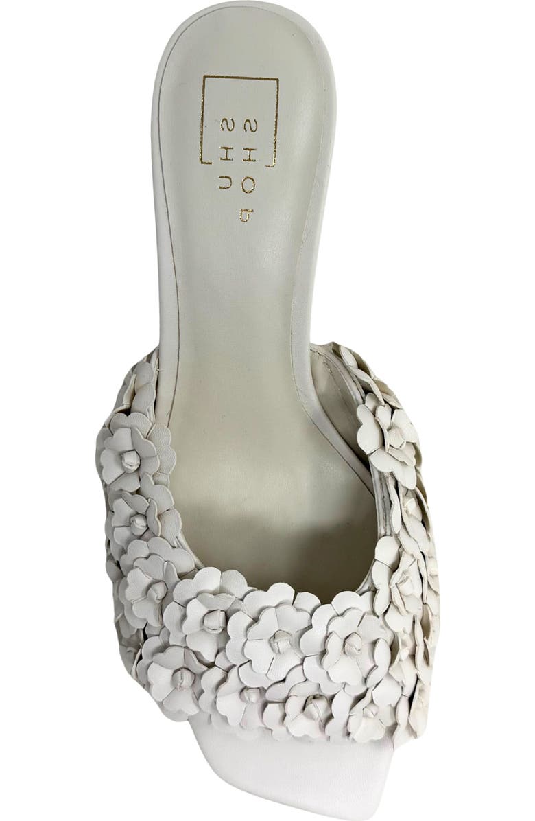 SHUSHOP Elsa Slide Sandal, Alternate, color, Bone