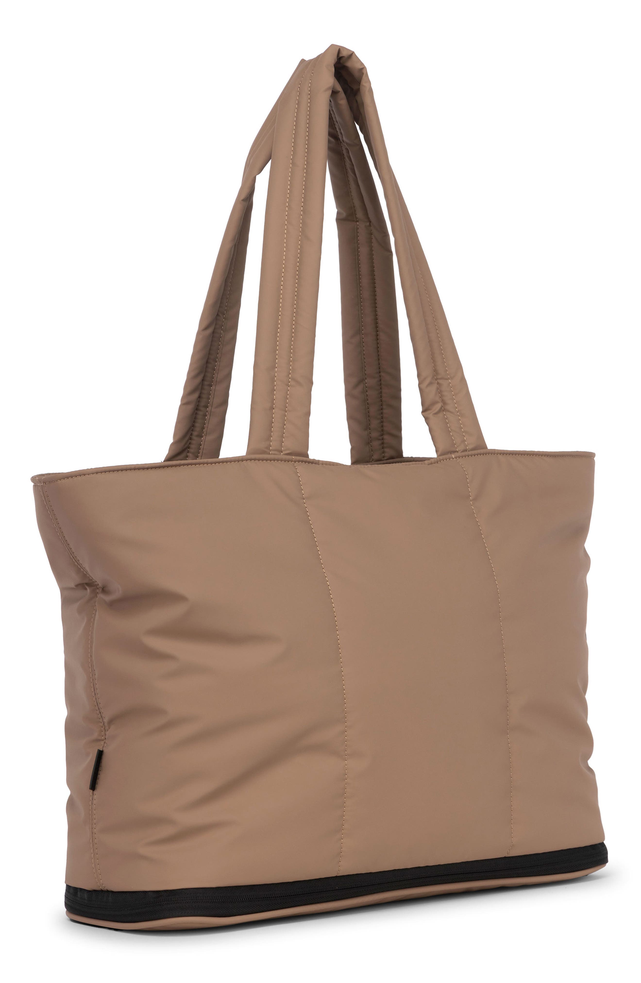 CALPAK Luka Expandable Tote Bag, Alternate, color, Chocolate