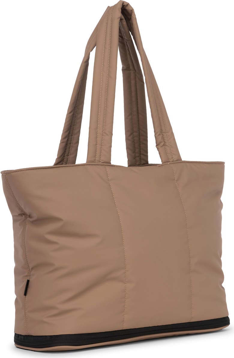CALPAK Luka Expandable Tote Bag, Alternate, color, Chocolate